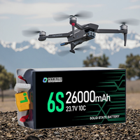 Qiqi personnalisé 6S 28000mAh 26000mAh pochette à semi-conducteurs à haut débit Lithium Ion télécommande batterie d'avion