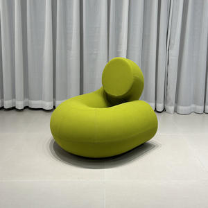 Ghế sofa đơn hiện đại kiểu dáng sâu bướm hoặc rắn, chất liệu cotton, dành cho phòng khách, kiểu ghế sofa thư giãn - Product Image 4