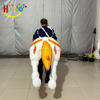 Cirque gonflable défilé flotteurs adultes enfants monter sur gonflable licorne gonflable sauter licorne Costume