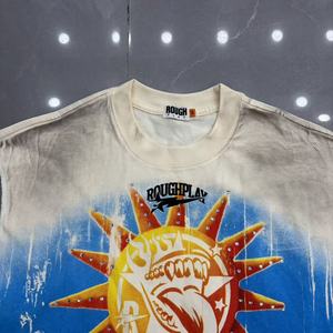 Camisetas de hombre sin mangas con estampado de calavera gótica, lavado ácido, de alta calidad, con perforaciones, estilo Rough Play, novedad de verano a bajo precio. - Product Image 2