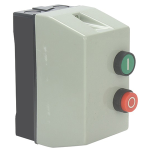 Arrancador electromagnético 5.5-8A para uso industrial con botones verdes y rojos - Product Image 1