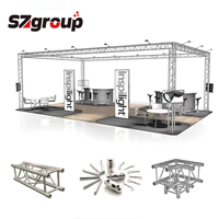 Sistema de exhibición de armadura de aluminio modular, ligero, plegable y portátil, certificado TUV para uso en escenarios y ferias comerciales