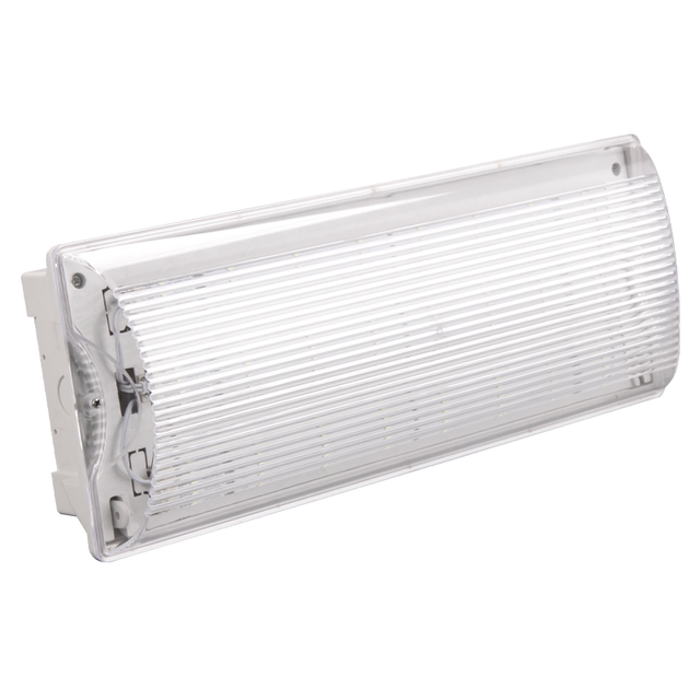 Wall Mounted Emergency LED Lights Lithium Ion Battery Powered IP65 Bulkhead Wholesale Emergency LED Lamps