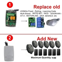 Télécommande sans fil universelle TUYA WiFi, interrupteur intelligent pour 433Mhz 9-30V 85-250V, récepteur de télécommande à code fixe et à code roulant
