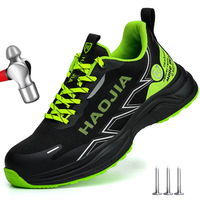 Zapatos de seguridad ligeros para hombre, zapatillas de trabajo antipinchazos, botas de seguridad protectoras, zapatos de trabajo con punta de acero