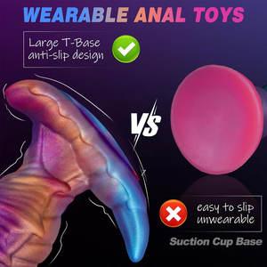Buitenaardse Draagbare Grote Butt Plug Geknoopte Prostaat Dildo Voor Mannen En Vrouwen Volwassen Anale Seksspeeltjes Homo Seksspeeltjes - Product Image 6