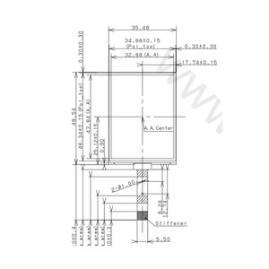 Оригинальный LS022B7DH03 Sharp 2,2 дюймов TFT ЖК-дисплей 240x320 трансфлективный 3-проводной SPI ЖК-модуль - Product Image 1