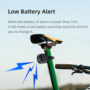 Alarme <span class=keywords><strong>de</strong></span> sécurité sans fil étanche 110 dB pour véhicule, antivol, détecteur <span class=keywords><strong>de</strong></span> vibrations et <span class=keywords><strong>de</strong></span> mouvement pour vélo, <span class=keywords><strong>remorque</strong></span> et moto - Product Image 5