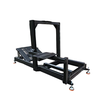 Nouvelle structure de simulation de course en aluminium, cadre de simulation de course avec siège et support de pédales pour simulateur professionnel