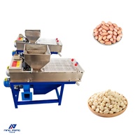 Machines à décortiquer les cacahuètes grillées de type sec Emery, capacité de 200 à 1000 kg/jour, éplucheur de peau rouge, décortiqueur de cacahuètes grillées, marque NP