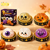 Boîte Mystère d'Halloween : Jouet Squishy Scintillant Anti-Stress pour Fête d'Halloween et Cadeau pour Enfants