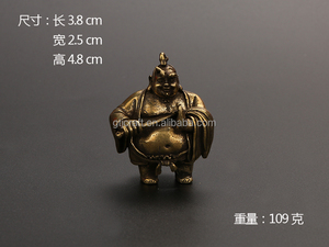 Estatua de bronce de la vida real de Taiyi, CA785, Retro, de cobre sólido, pequeña y legendary, taoísta, gran vientre, figura de bronce, adornos - Product Image 6