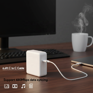 <span class=keywords><strong>Chargeur</strong></span> rapide <span class=keywords><strong>USB</strong></span>-<span class=keywords><strong>C</strong></span> certifié 30W <span class=keywords><strong>61W</strong></span> 67W 70W 87W 96W 100W 118W 140W pour <span class=keywords><strong>MacBook</strong></span> Air <span class=keywords><strong>Pro</strong></span> et téléphone portable avec protection QC3.0 OCP - Product Image 5