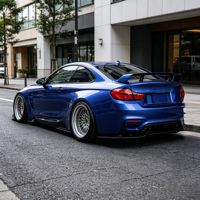 Vinilo Metálico Azul Metálico Premium para Envoltura de Carrocería de Automóviles, Color Azul Azure, Sin Efecto Piel de Naranja, para Vehículos de Lujo