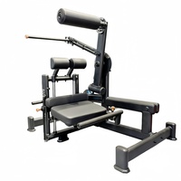 Máquina Comercial de Gimnasio para Fitness: Máquina de Sentadillas y Glúteos, Máquina de Empuje de Cadera, Máquina de Patadas Traseras en Posición de Rodillas, Máquina de Glúteos para Entrenamiento de Glúteos