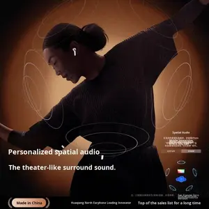 Hochwertige Kopfhörer ANC Tiefer Bass Echte Kabellose Kopfhörer Automatische Geräuschunterdrückung Effektive Seriennummer - Product Image 3