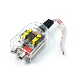 Convertisseur d'impédance haute vers basse SS-103 pour amplificateur audio de voiture, connexion de subwoofer 2.0 canaux - Product Image 4