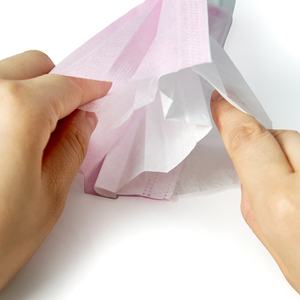 Produsen Profesional yang Disesuaikan Dengan Sertifikat CE ISO Masker Wajah 4 Lapis dengan Tali Telinga Masker Wajah Medis Bedah untuk Kesehatan - Product Image 3