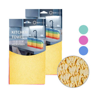 Paño de Limpieza de Microfibra de Lujo, Sin Manchas, Paño de Cocina de Secado Rápido, Toallas de Lavado de Platos Reutilizables y Sin Pelusas - Product Image 5