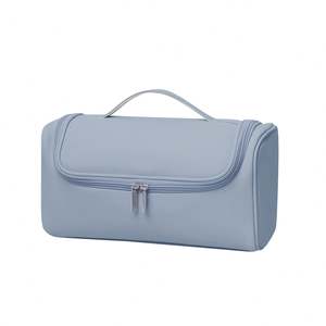 Custom logo Large Capacity Fashion Waterproof Pu Leather Women Hairdryer Hair Dryer Bag with <b>Hook</b> for dyson - Product Image 3