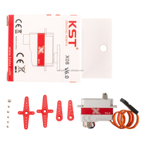 Moteur servo RC sans balais KST X08 V6.0 avec engrenages métalliques, 7,4 V CC, couple de 2,8 kg.cm, temps de réponse de 0,09 seconde pour voitures et véhicules RC