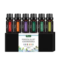 100% Label Pribadi Perawatan Kulit Alami Murni Set Minyak Esensial Aromaterapi Lavender Peppermint