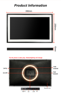 Tùy chỉnh frameo 15.6 "lớn hình ảnh kỹ thuật số khung với ánh sáng LED 1080P IPS FHD màn hình cảm ứng <span class=keywords><strong>Wifi</strong></span> Khung ảnh điện tử - Product Image 6