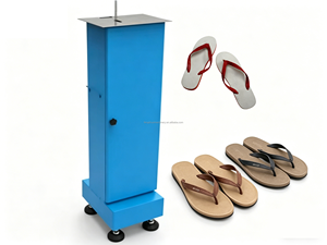 Équipement de production de pantoufles, machine à bande transporteuse pour semelles de tongs FS-402, engrenage central 220V, petites machines de fabrication de chaussures, garantie 1 an - Product Image 1