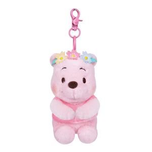 Porte-clés en peluche Huawang authentique pour poupée Stitch, ours fraise, Tigger, en coton PP - Product Image 4