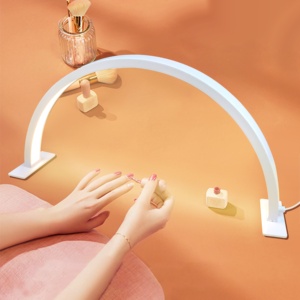 Iksbeauty Logo Personnalisé Demi-Lune Led Lampe À Ongles <span class=keywords><strong>Diamant</strong></span> Bling Led Lampe De Table À Ongles Pour Salons De Manucure Outils De Manucure - Product Image 4