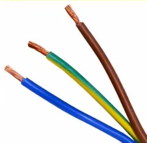 Flexible Copper PVC Electrical Wires Cables for House BV BVV BVVB RV RVV BVR