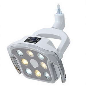 Lámpara de Examen Dental con Temperatura de Color Ajustable, Iluminación LED Quirúrgica sin Sombra, Pantalla LCD, 12W-8 LED - Product Image 1