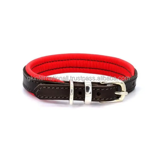 Completo di vera e propria olio vegetale tirare up in pelle pet collare per cani e guinzaglio set di alta qualità in pelle per cani accessori