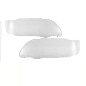 Couvre-phare transparent en PC pour BMW X5 E53, compatible avec les modèles 1999-2003, gauche et droite - Product Image 1