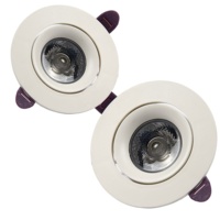 Downlights LED modernes miniatures en aluminium anti-éblouissement, étanches IP44, AC 165-265V, 5W, 9W, 12W, encastrés sans cadre
