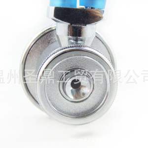 Estetoscopio Médico Transfronterizo KT-102A de Doble Cabeza, de Aleación de Zinc Negra, Manual, con Cabeza Plateada y Gancho para la Oreja - Product Image 3