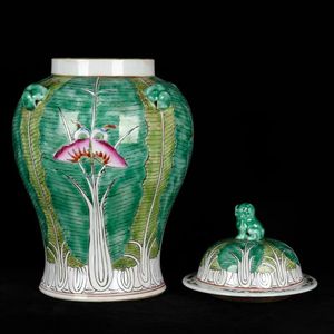 Vase en céramique de Jingdezhen, style chinois, motif chou frisé et gingembre, peint à la main, en porcelaine, pour mariage, décoration traditionnelle de la maison - Product Image 4