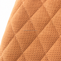 Fauteuil d'appoint en lin naturel orange, fauteuil rembourré respirant pour salon et chambre à coucher