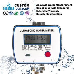 <span class=keywords><strong>2025</strong></span> nóng bán DN15 Brass siêu âm đo lưu lượng siêu âm thông minh đồng hồ nước với van điều khiển RS485 Lora thông tin liên lạc - Product Image 2