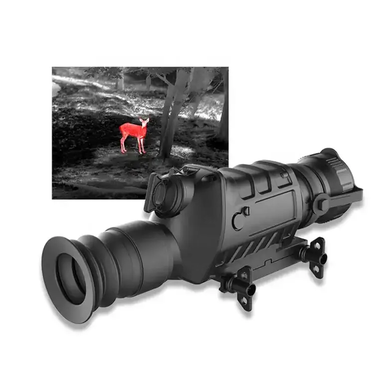 Trung quốc sản xuất nhiệt bằng một mắt phạm vi TS450 cho săn bắn 50 mét ống kính khách quan tầm nhìn ban đêm nhiệt săn bắn phạm vi