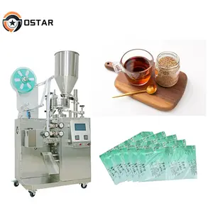 Máquina de embalaje automática de gránulos de molienda de hierbas Banlangen Punch Guangdong máquina de embalaje de tiras largas de té de hierbas