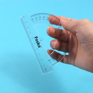 Foska goniometro dritto e triangolo strumento di geometria matematica righelli <span class=keywords><strong>in</strong></span> plastica trasparente per il <span class=keywords><strong>disegno</strong></span> e la misurazione 4 set - Product Image 5