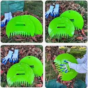 Râteau à feuilles manuel en plastique de qualité supérieure <span class=keywords><strong>pour</strong></span> ramasser les feuilles, les débris et l'herbe - Product Image 5