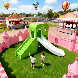 Tobogán Infantil de FRP para Subir Escaleras, Tobogán Personalizado para Niños Pequeños, Equipo de Juego para Interiores y Exteriores, Parque de Diversiones para Preescolar y Guardería - Product Image 2