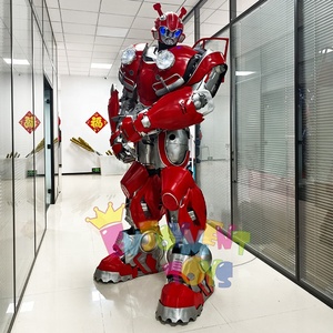 Nuovo Arrivo Costume Robot Rosso Realistico e Accattivante di Alta Qualità in EVA ad Alta Densità per Performance Cosplay con Luci a LED in Super Offerta - Product Image 4