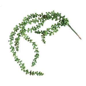 Plante succulente artificielle <span class=keywords><strong>en</strong></span> forme de vigne, <span class=keywords><strong>en</strong></span> caoutchouc souple, larmes d'amoureux, décoration murale, décoration de plafond, catégorie fleurs et <span class=keywords><strong>plantes</strong></span> décoratives - Product Image 1