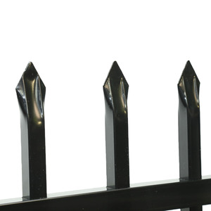 Panneau de clôture tubulaire en aluminium de 10 pieds, écologique, durable, pour jardin, sécurité, assemblage facile, modèle extérieur I-12 - Product Image 1