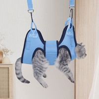 Hamac de toilettage pour animaux de compagnie (chats et chiens) – Sac de contention anti-griffures et anti-morsures pour la coupe des ongles et l'administration de médicaments