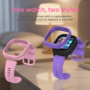 Montre connectée 4G pour enfants LAGENIO, carte SIM, écran TFT 1,7 pouces, appel vidéo, étanche IP68, batterie 4 jours, SOS, GPS, montre connectée pour enfants - Product Image 2