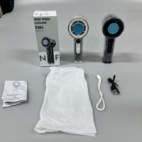 Ventilateur turbo pour refroidissement instantané portable de poche, ventilateur à main avec plaque de refroidissement